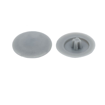 Harfington Uxcell 12mm Dia Plastic Phillips Screw Cap Hole Plugs Dust Proof Covers Gray 50pcs