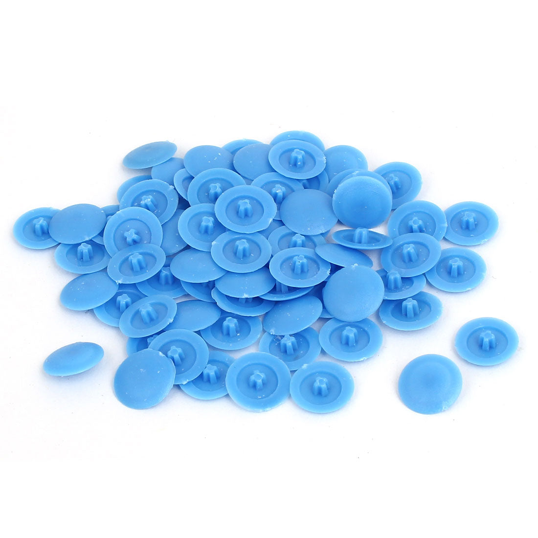 uxcell Uxcell 12mm Dia Plastic Phillips Screw Cap Hole Plugs Dust Proof Covers Blue 100pcs