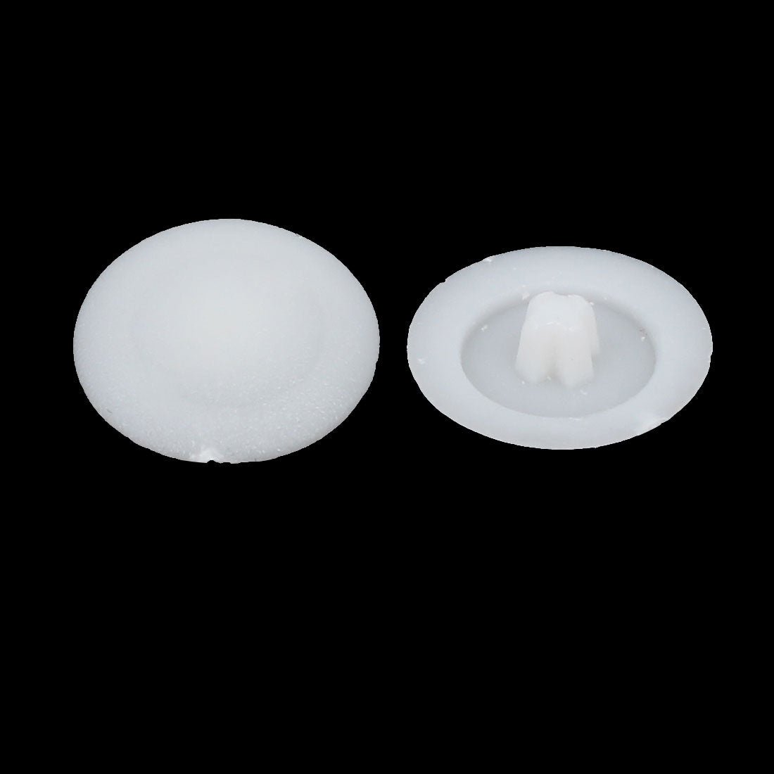 uxcell Uxcell 12mm Dia Plastic Phillips Screw Cap Hole Plugs Dust Proof Covers White 100pcs