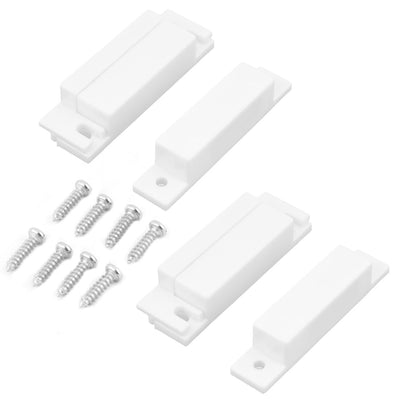 uxcell Uxcell Home Wired Alarm Security Magnetic Door Contact Reed Sensor Switch White 2 Sets