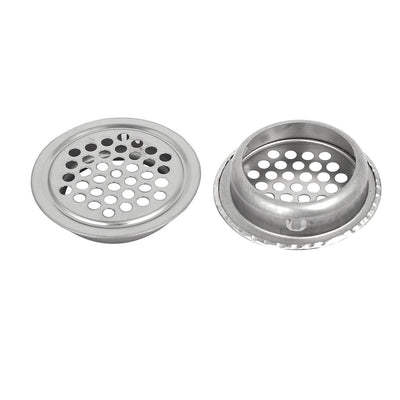 Harfington Uxcell 35mm Bottom Dia Stainless Steel Round Mesh Hole Air Vents Louver 30pcs
