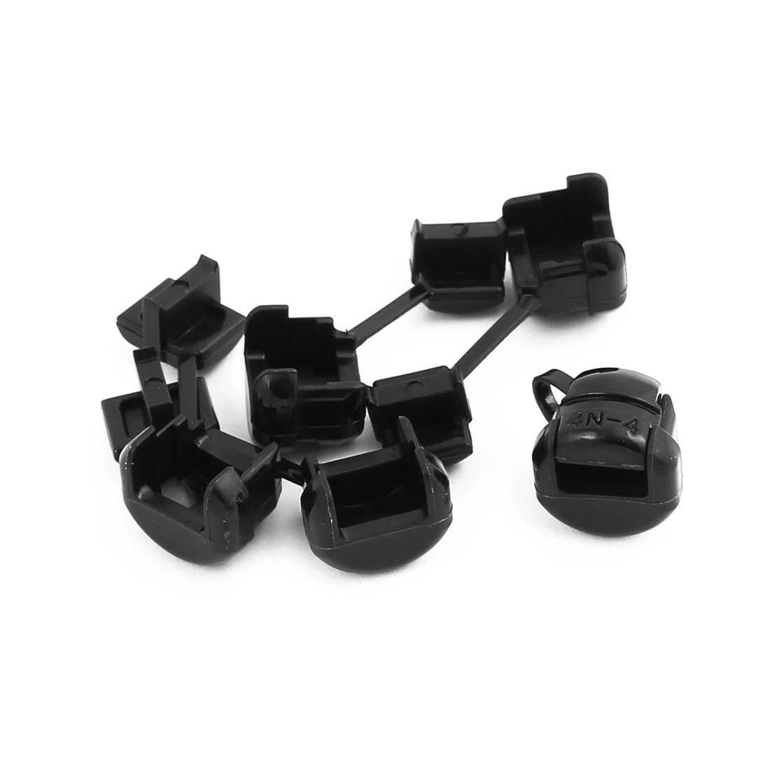 uxcell Uxcell 5Pcs 4N-4 Round Cable Wire Strain Relief Bush Grommet 11.5mm Diameter Black