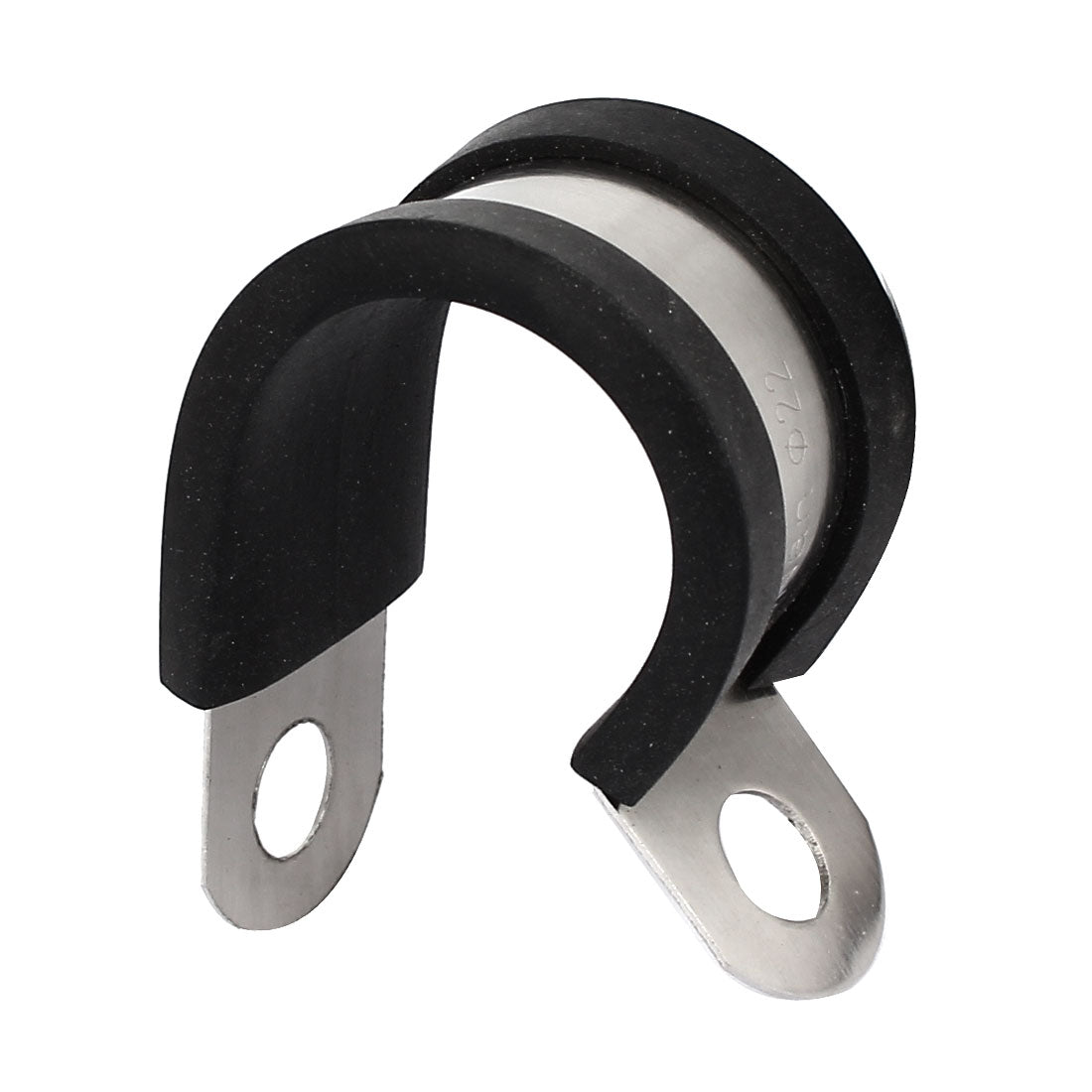 Uxcell 22mm Dia EPDM Rubber Lined P Clips Water Pipe Tube Clamps Holder ...