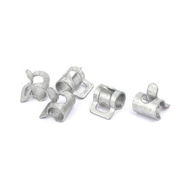 Harfington Uxcell 4mm Inner Dia Spring Clip Water Pipe Fuel Line Hose Clamps 5pcs