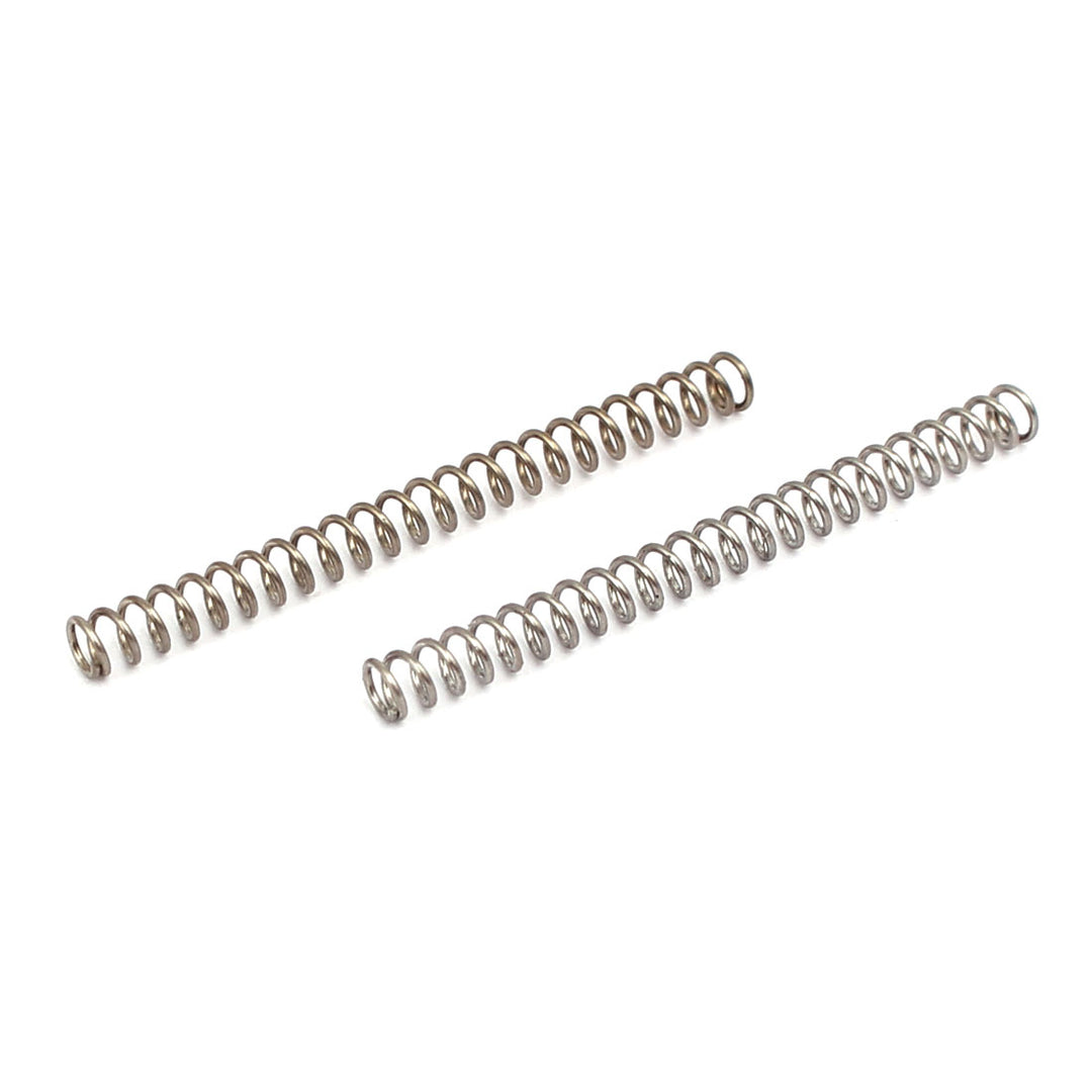 20pcs 304 Stainless Steel Compression Springs | 1mm X 10mm X 25mm (Wire X OD X Free Length)