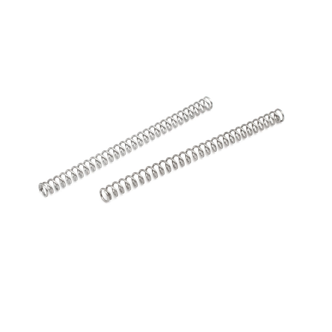 Uxcell Manganese Steel Compression Spring - 0.4mm X 4mm X 305mm, Black, For DIY, Repair & Industrial Use