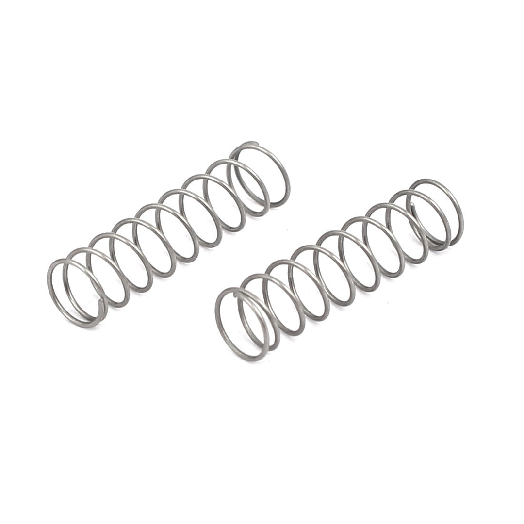 Uxcell 304 Stainless Steel Compression Springs - 0.5mm X 10mm X 15mm, Pack Of 20