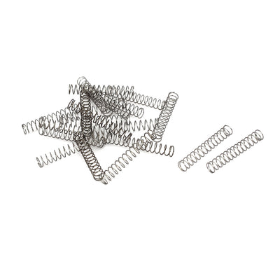 uxcell Uxcell 0.3mmx4mmx25mm 304 Stainless Steel Compression Springs 20pcs