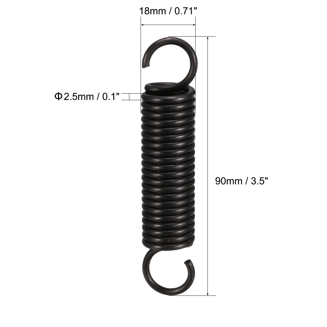 Free Length Spring Steel Tension Spring | Harfington