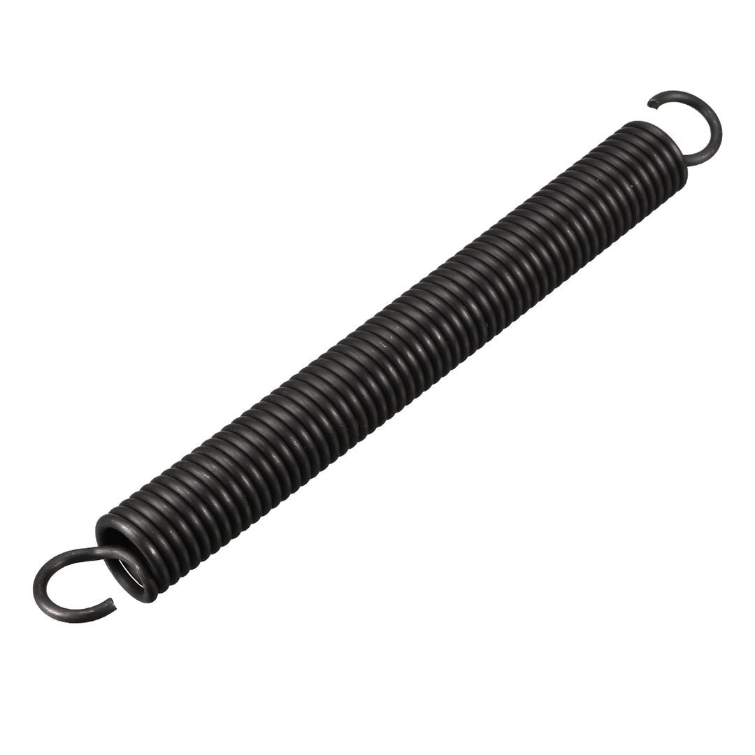 10PCS Compression Springs - 1.2mm Wire, 18mm OD, 50mm Long - Spring Steel, Black Finish