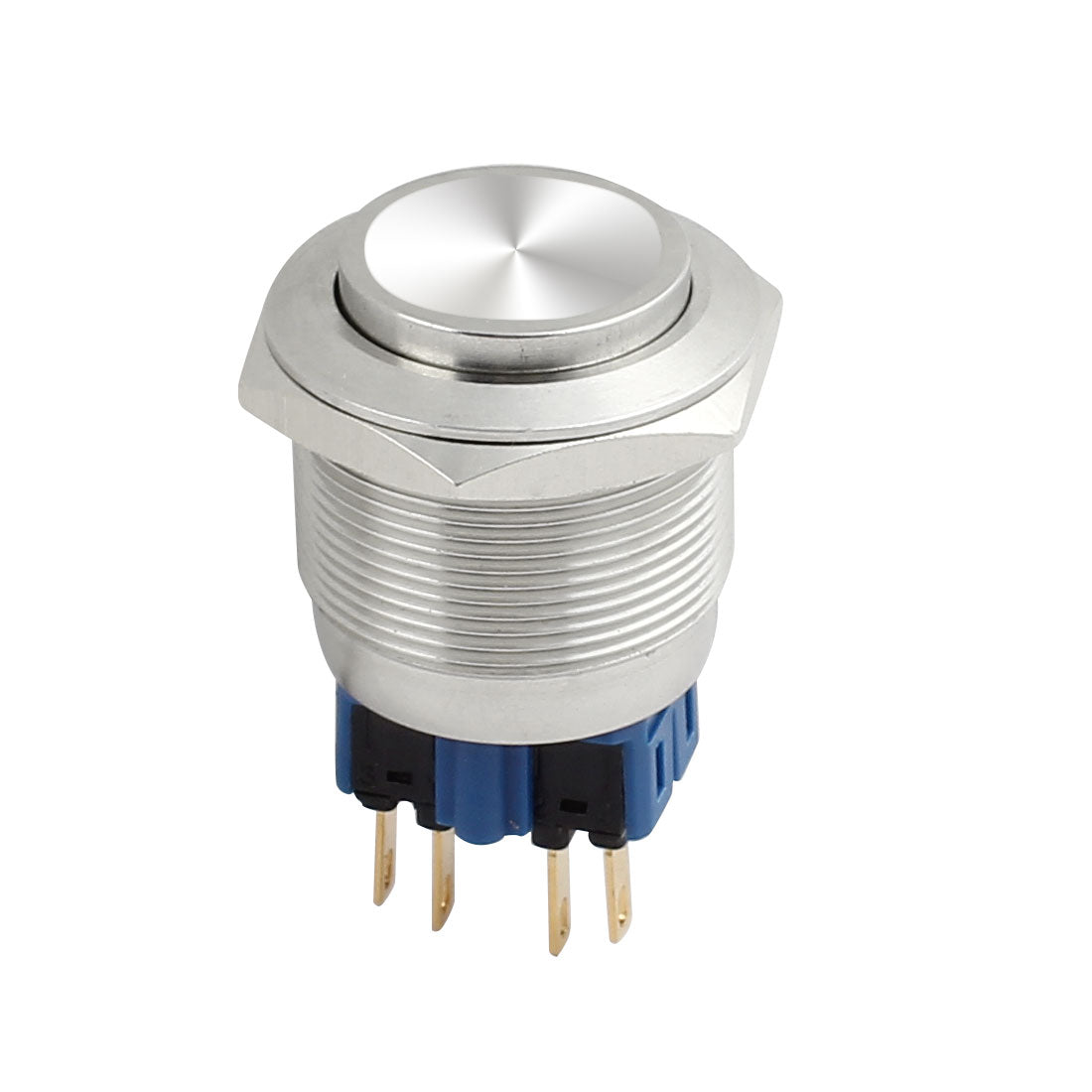 25mm Dia Mounting High Round Momentary Stainless Steel Metal Push ...