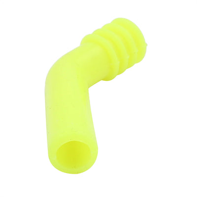 Harfington Uxcell 10mm Inner Dia Silicone Exhaust Deflector Exhaust Tube Yellow for RC Models 2pcs
