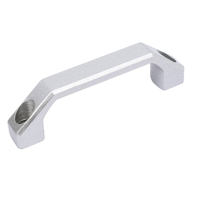 Harfington Uxcell Cabinet Door Drawer Metal Pull Handle Grip Silver Tone 100mm Hole Spacing