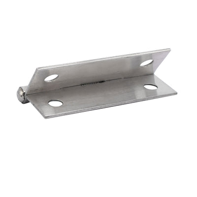 Harfington Uxcell 50mm Long Stainless Steel Self-Closing Spring Loaded Door Hinge