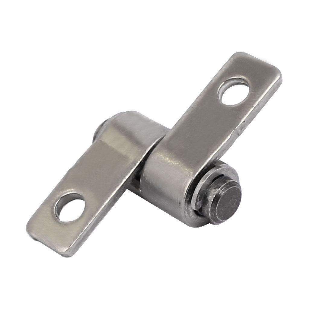 uxcell Uxcell 0.8N.m Right piece 360 Degree Rotation Torque Friction Positioning Hinge Silver Tone