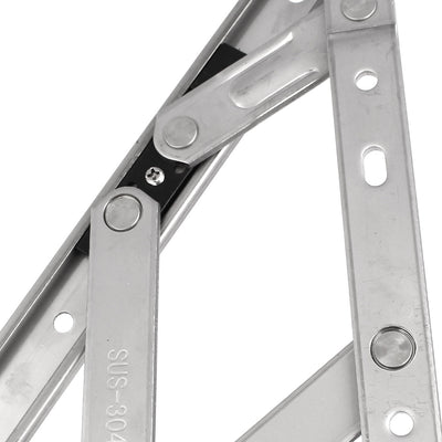 Harfington Uxcell 16-inch 304 Stainless Steel Casement Window Friction Hinge Stay Silver Tone