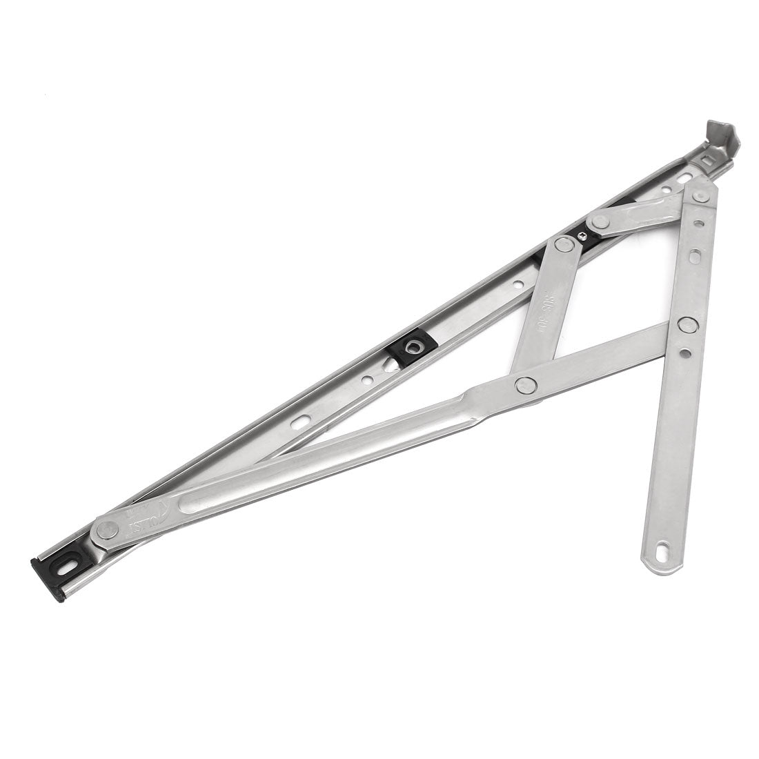 uxcell Uxcell 16-inch 304 Stainless Steel Casement Window Friction Hinge Stay Silver Tone