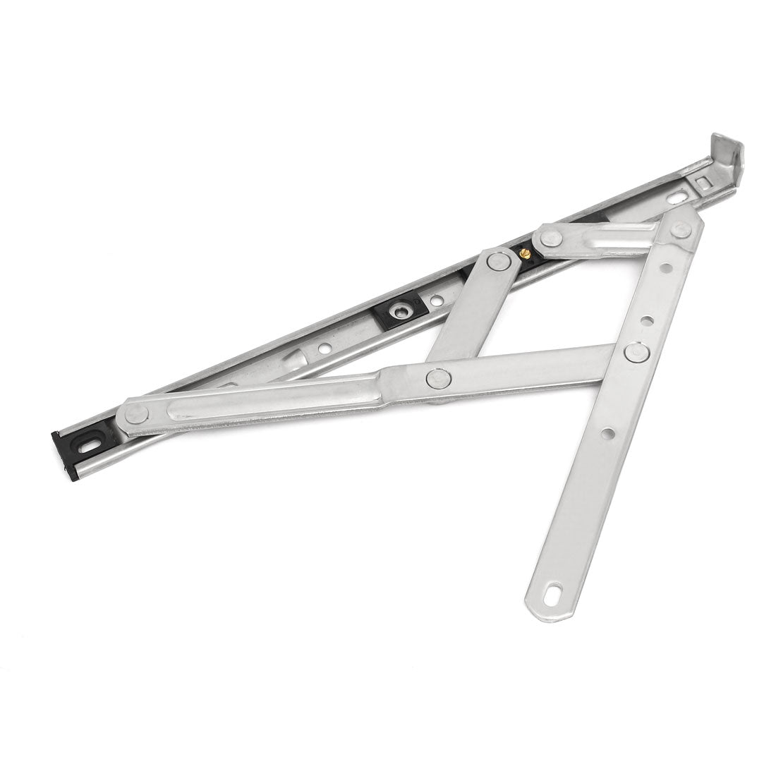 uxcell Uxcell 304 Stainless Steel 12-inch Casement Window Friction Hinge 4 Bar Silver Tone