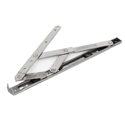 Harfington Uxcell 12-inch Length 201 Stainless Steel Foldable Casement Window Friction Hinge Stay 2pcs