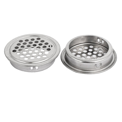 Harfington Uxcell Metal Perforated Round Mesh Hole Air Vent 40mm Dia 40PCS