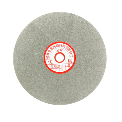 Harfington Uxcell 6-inch Grit 180 Diamond Coated Flat Lap Wheel Grinding Sanding Polishing Disc