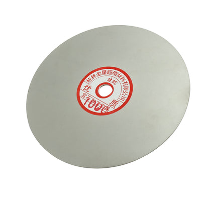 Harfington Uxcell 6-inch Grit 1000 Diamond Coated Flat Lap Wheel Grinding Sanding Polishing Disc