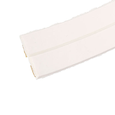Harfington Uxcell 9.8 Feet EPDM Foam Rubber Self Adhesive Weatherstrip Seal Strip White 2pcs