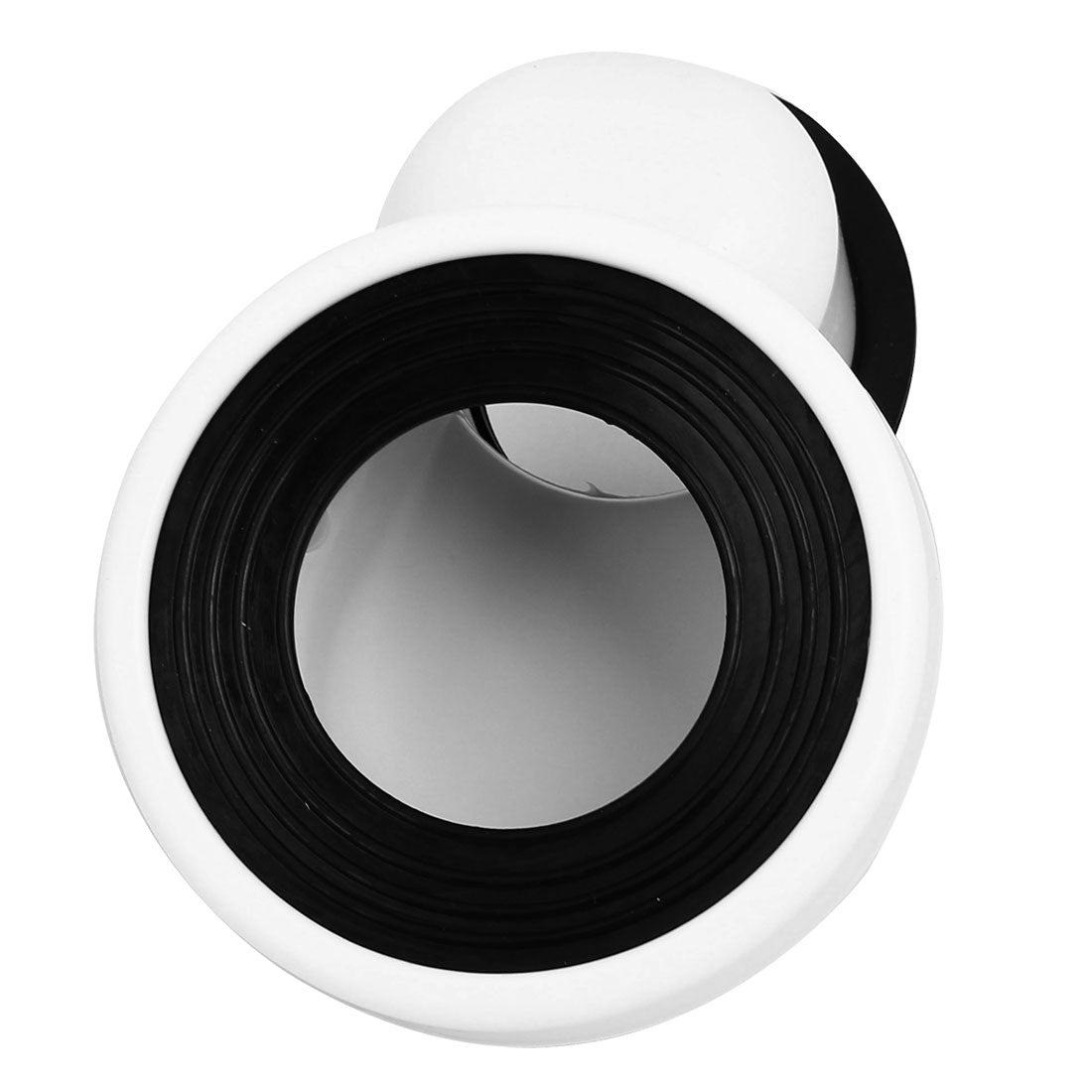 uxcell Uxcell 100mm PVC Rubber Leak Proof Offset Toilet Flange Shifter for Drainage Systems