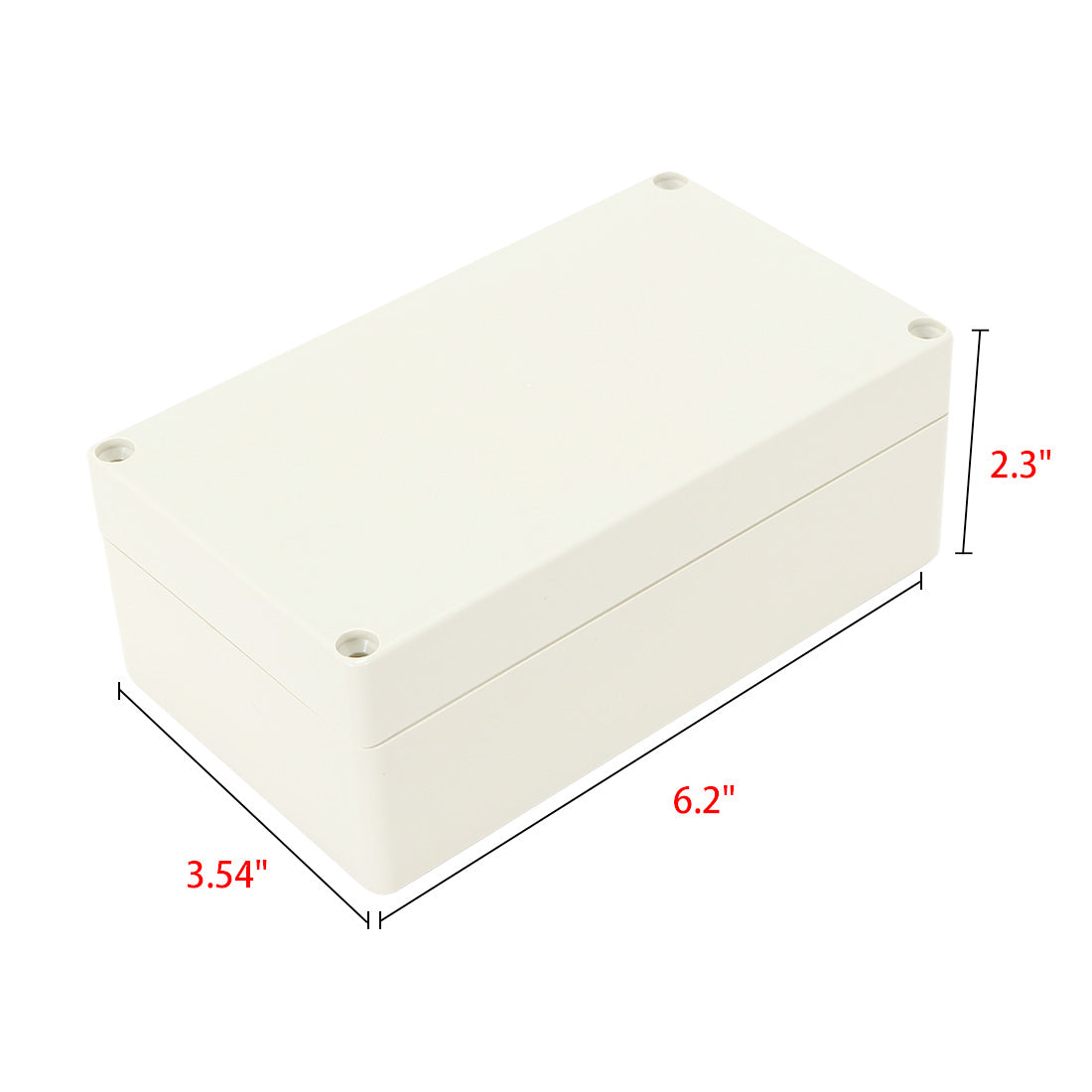uxcell Uxcell 158mmx90mmx60mm ABS Junction Box Universal Electric Project Enclosure IP65