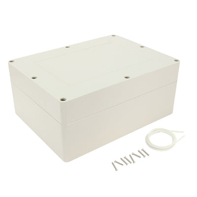 uxcell Uxcell 12.6"x9.5"x5.5"(320mmx240mmx140mm) ABS Junction Box Universal Electric Project Enclosure