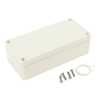 Harfington Uxcell 5.9"x2.76"x1.85"(150mmx70mmx47mm) ABS Junction Box Universal Electric Project Enclosure
