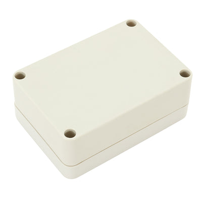 Harfington Uxcell 3.3"x2.3"x1.3"(83mmx58mmx33mm) ABS Junction Box Universal Electric Project Enclosure Beige