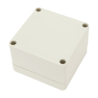 Harfington Uxcell 3.3"x3.2"x2.2"(83mmx81mmx56mm) ABS Junction Box Universal Electric Project Enclosure