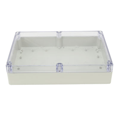 Harfington Uxcell 10.4"x7.2"x2.4"(263mmx182mmx60mm) ABS Junction Box Electric Project Enclosure Clear