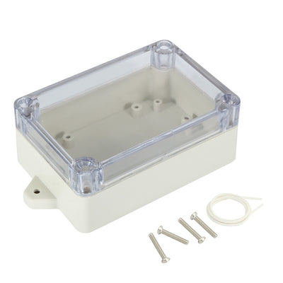 uxcell Uxcell 100mmx68mmx40mm(3.9"x2.7"x1.6") ABS Junction Box Universal Project Enclosure w PC Transparent Cover