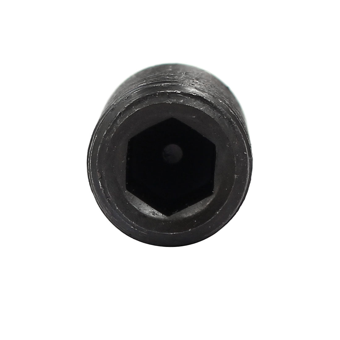 uxcell Uxcell M16 Dia 10.9 Grade 40mm Long Cup Point Head Hex Socket Grub Screw DIN916 10pcs