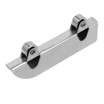 Harfington Uxcell Showcase Cabinet Door Stainless Steel Glass Sliding Roller Wheel Pulley 10pcs