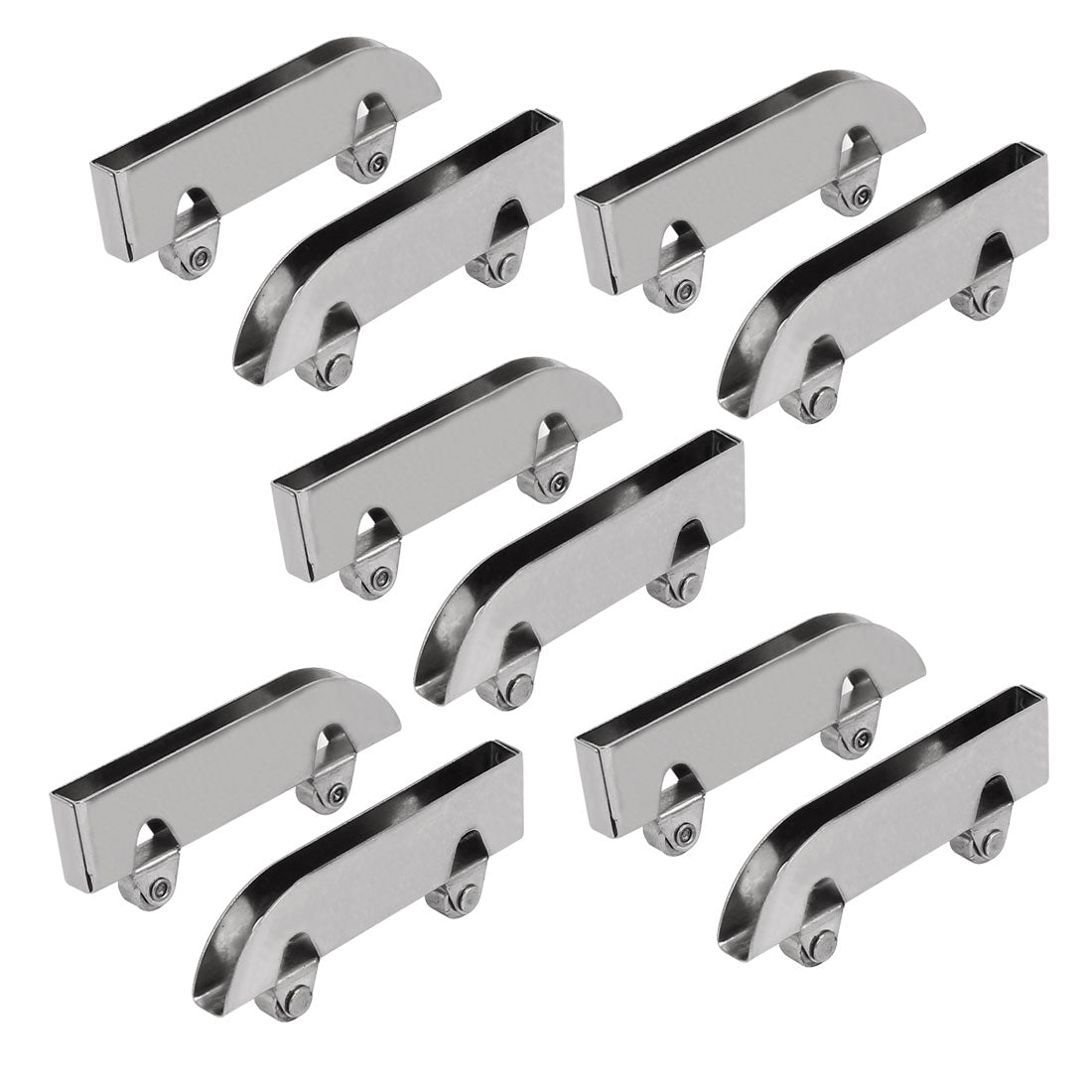 uxcell Uxcell Showcase Cabinet Door Stainless Steel Glass Sliding Roller Wheel Pulley 10pcs
