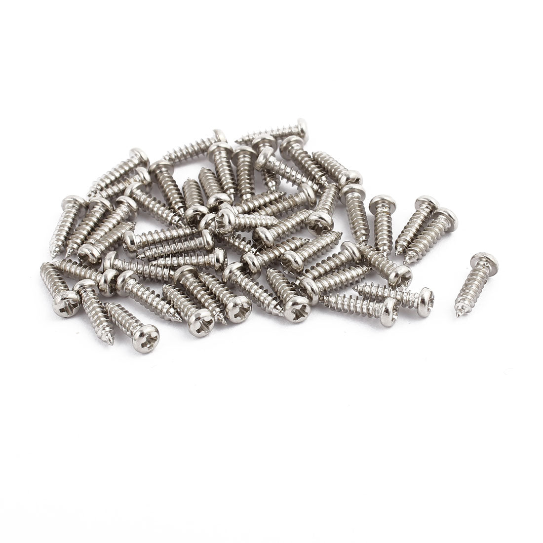Viti Autofilettanti M2.2x13mm Testa Tonda Phillips - Acciaio Inox 304 (50 Pz) Uxcell