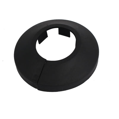 Harfington Uxcell 25mm Plastic Wall Flange Radiator Water Pipe Cover  Black 4pcs