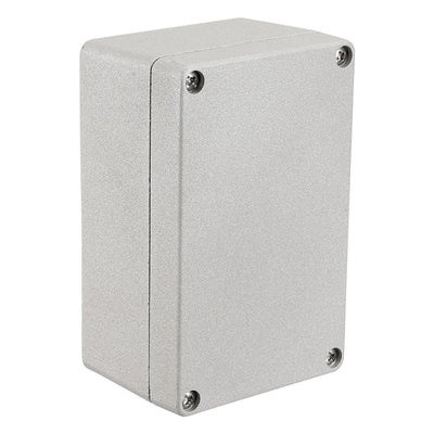 uxcell Uxcell 4.9"x3.2"x2.3"(125mmx80mmx58mm) Aluminum Junction Box Universal Electric Project Enclosure