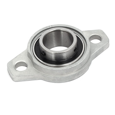 uxcell Uxcell FL006 30mm Bore Zinc Alloy 2-Bolt Self-aligning Flange Mounted Ball Bearing