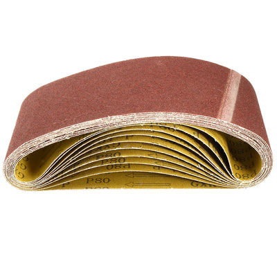 Uxcell 4-Inch X 36-Inch Aluminum Oxide Sanding Belt 600 Grits Sandpaper Flush Joint For Belt Sander 6pcs