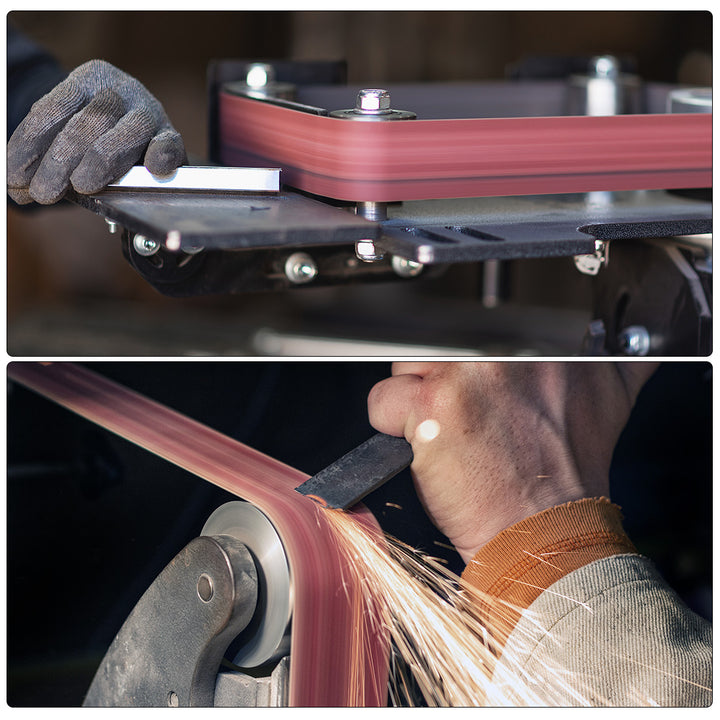 Uxcell 2x42 Inch Sanding Belts - 60 Grit Aluminum Oxide 6 Pack