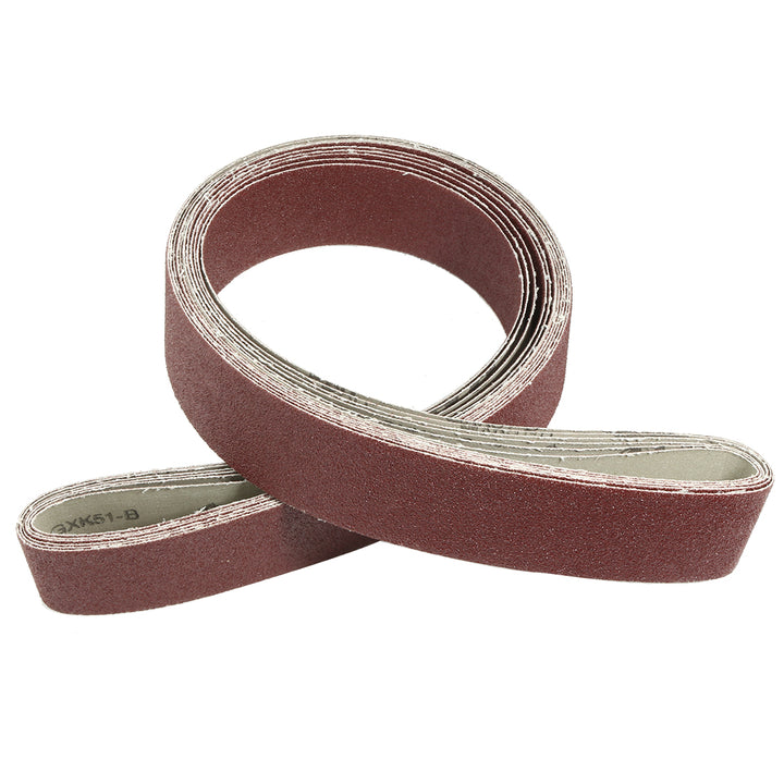 Uxcell 2x42 Inch Sanding Belts - 60 Grit Aluminum Oxide 6 Pack