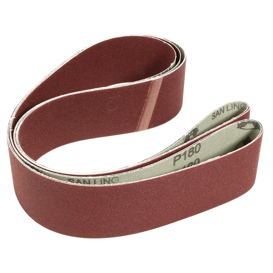 uxcell Uxcell 2-Inch x 72-Inch Aluminum Oxide Sanding Belt 180 Grits Lapped Joint 2pcs