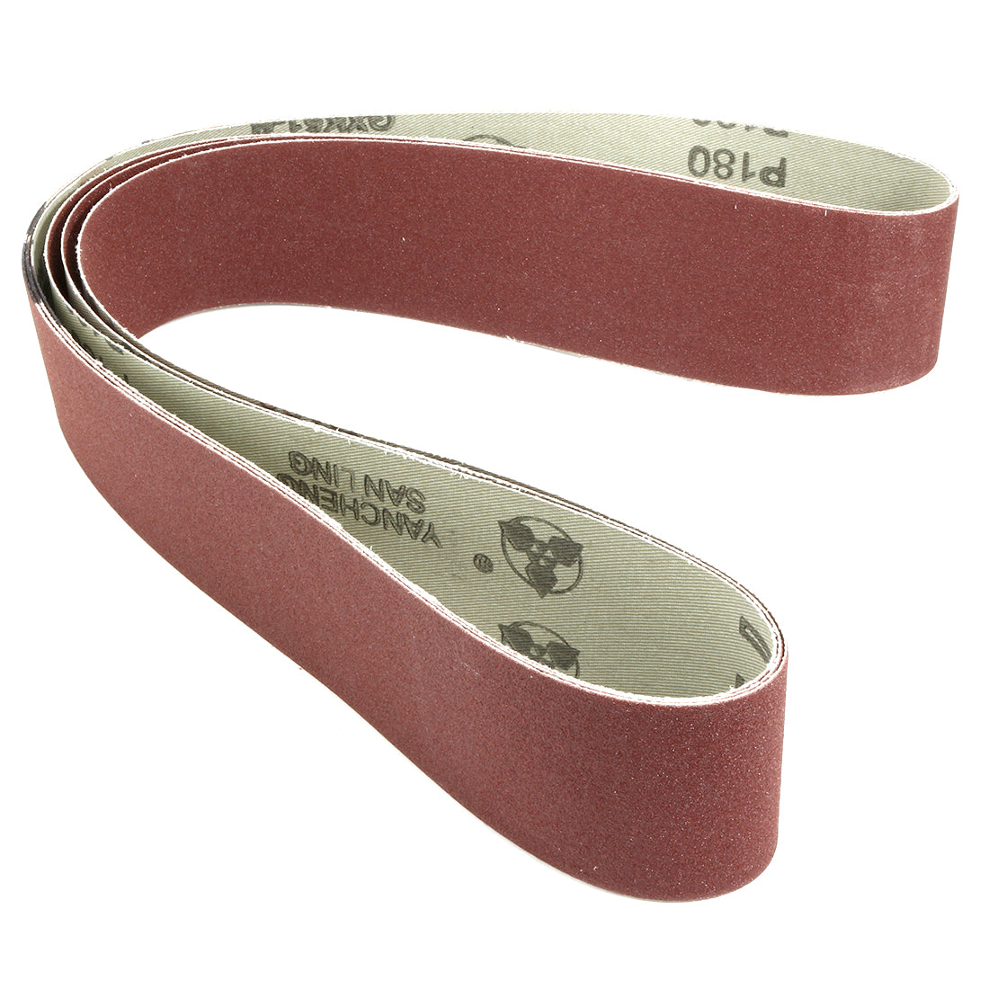 uxcell Uxcell 2-Inch x 42-Inch Aluminum Oxide Sanding Belt 180 Grits Lapped Joint 3pcs