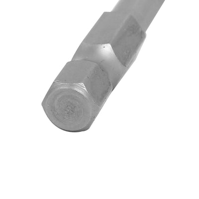 Harfington Uxcell 1/4" Hex Shank 3.8mm Tip T25 Magnetic Torx Screwdriver Bits 50mm Length 10pcs Gray