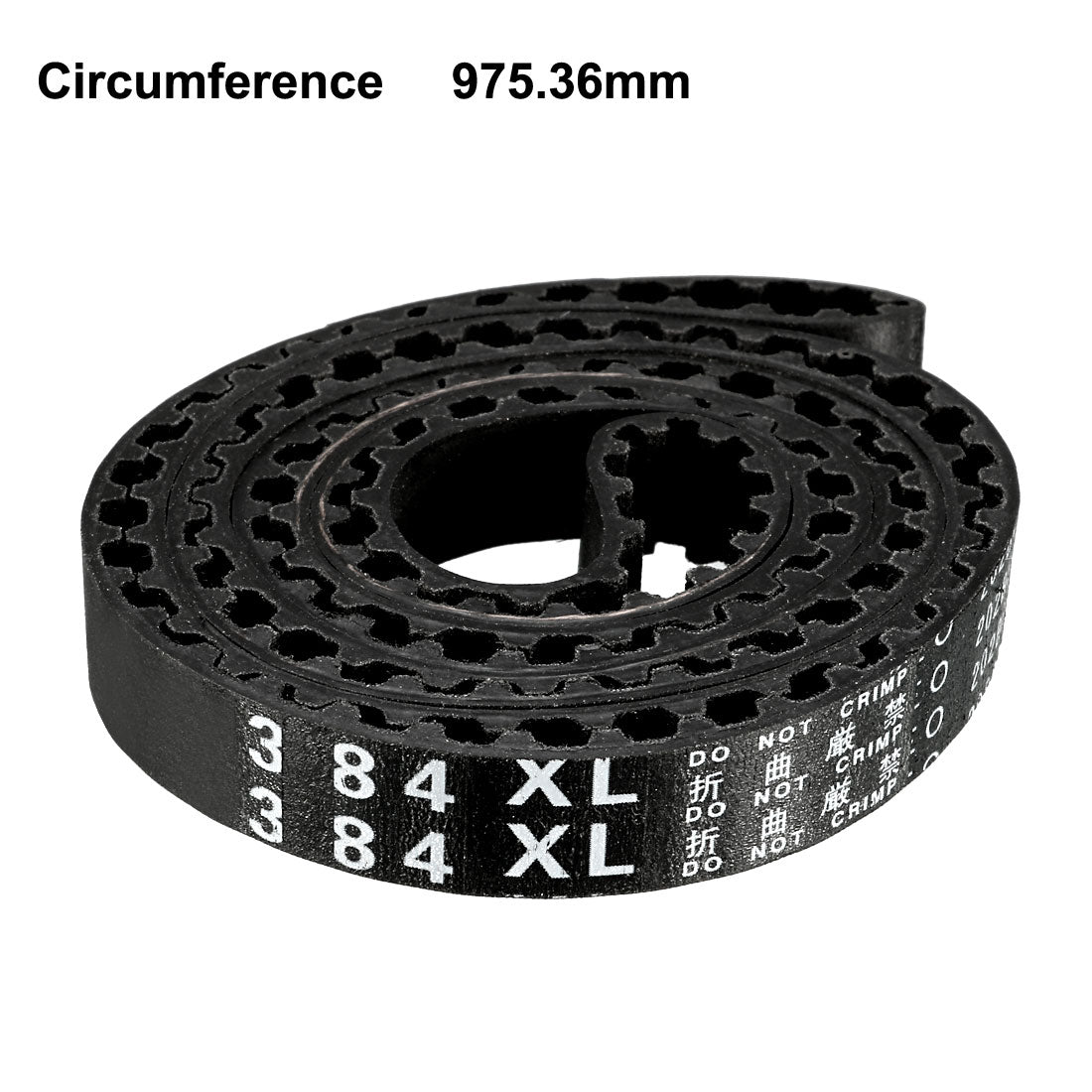 uxcell Uxcell 384XL Rubber Timing Belt Synchronous Closed Loop Timing Belt Pulleys 10mm Width