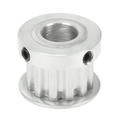 uxcell Uxcell Aluminum M-X-L 25 Teeth 10mm Bore Timing Belt Idler Pulley Flange Synchronous Wheel for 10mm Belt 3D Printer CNC